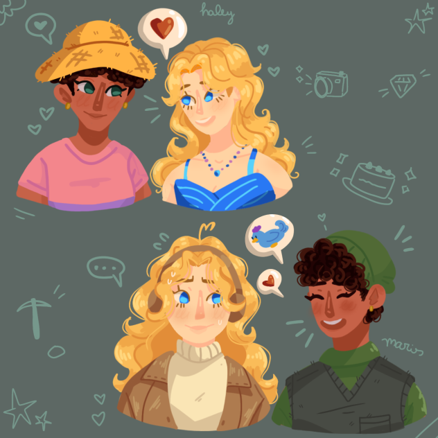 Haley & Maris (my friends character)