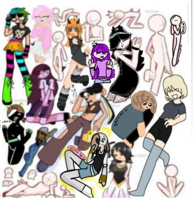 OC is Emo girl Marthy collab ur first OC - ibisPaint