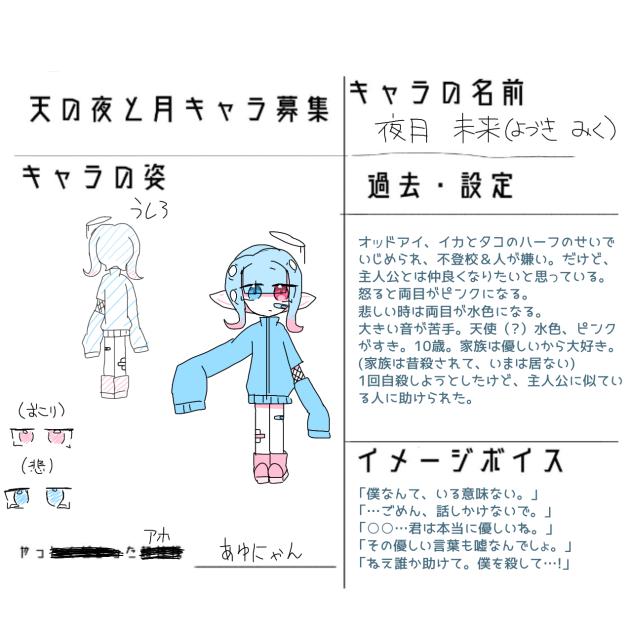 キャラ募参加ぁ!!!!