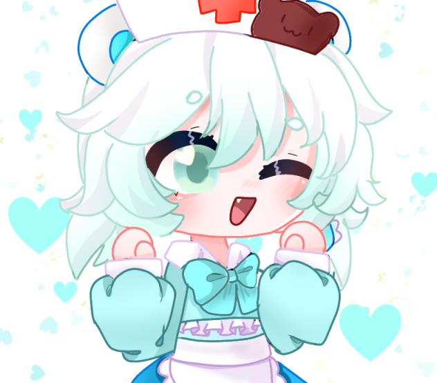👩‍⚕️🔷⚪🐻‍❄️