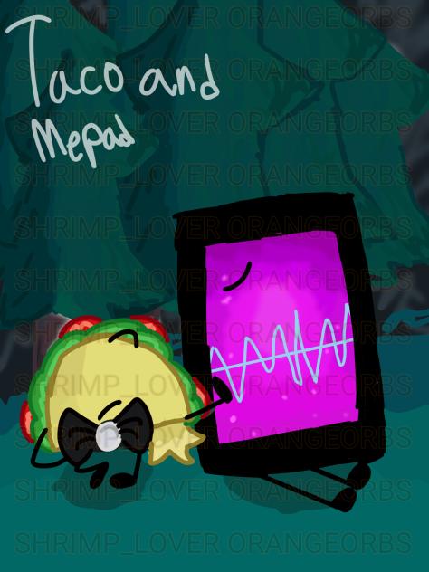 Taco and Mepad(school art competition)