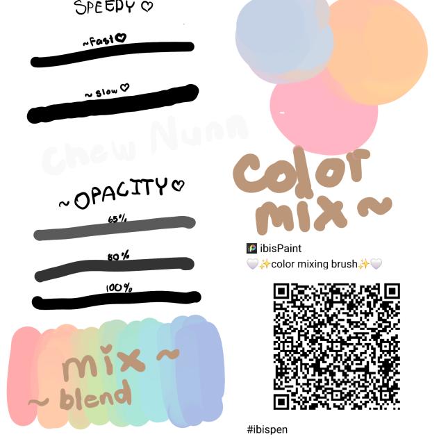 🤍✨️color mixing brush✨️🤍