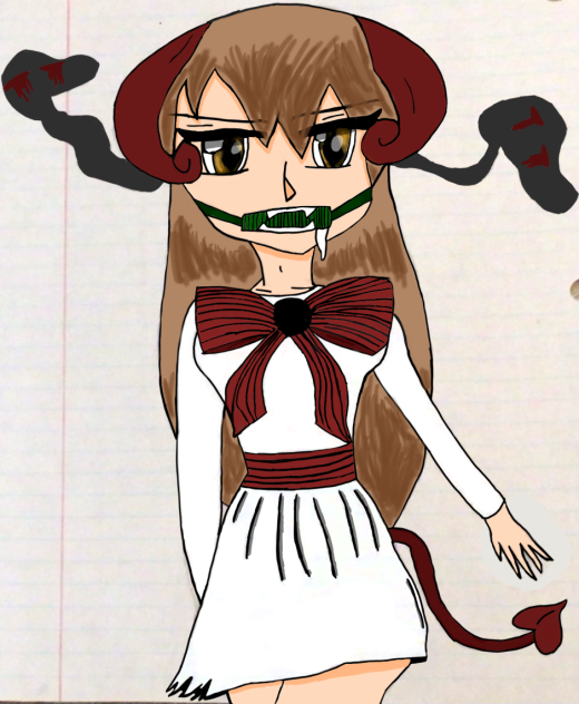 I made my oc into a monster 👹 - ibisPaint