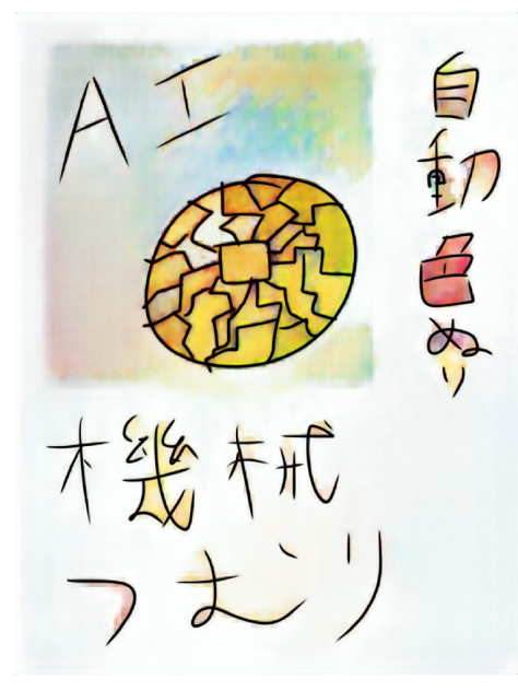 機械つむり（自動色ぬり）