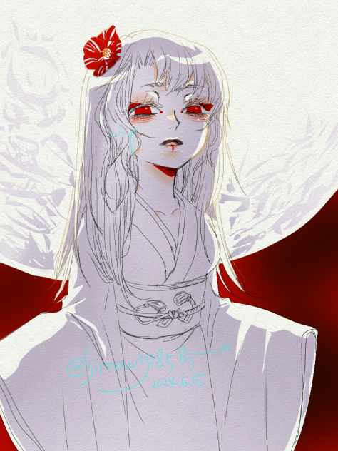 蔑んだ目で見る⛄