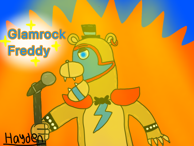 Glamrock Freddy speed draw