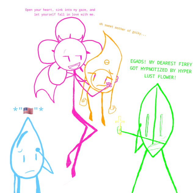 Hyper Lust Flower Doodle