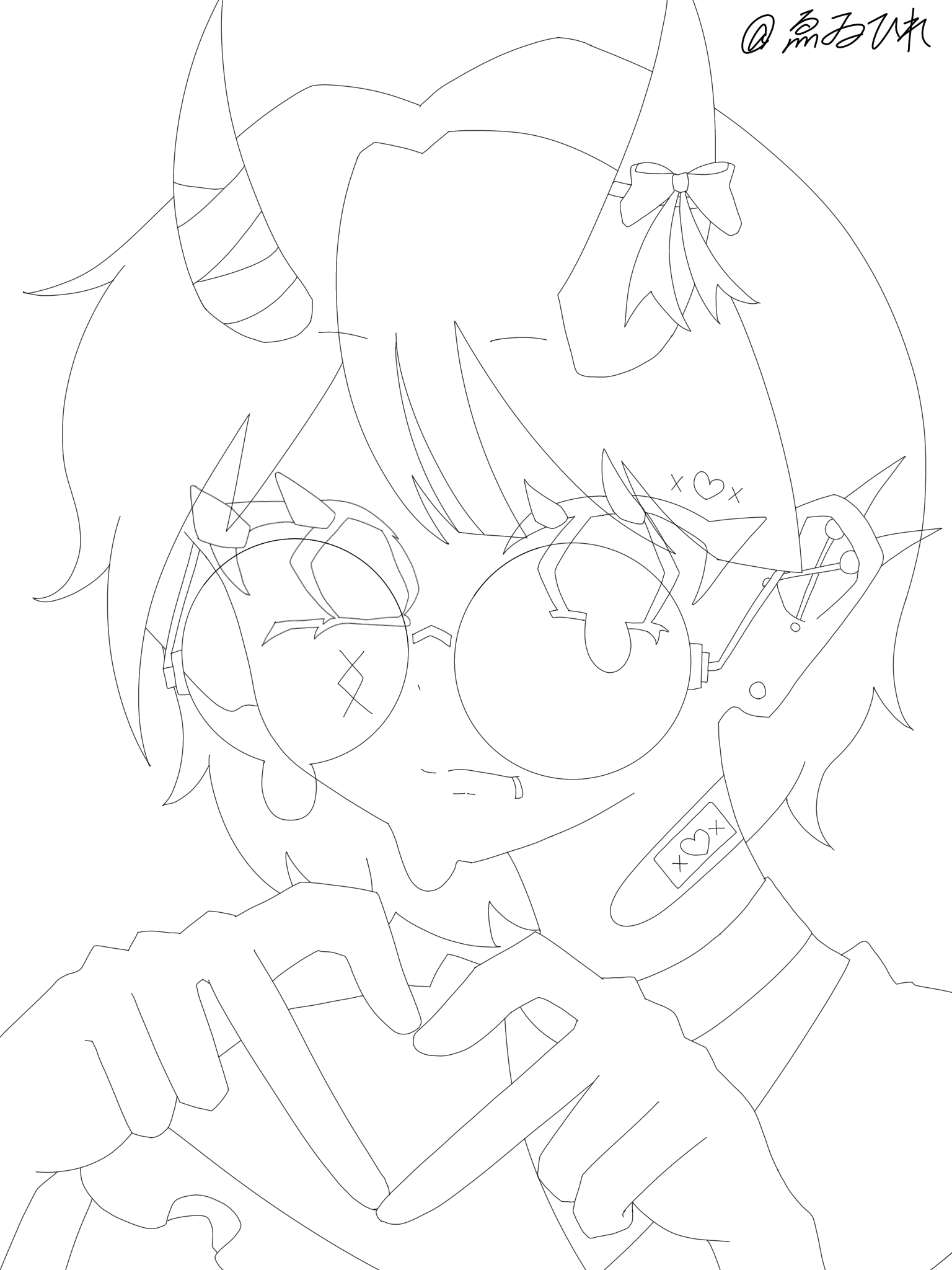 塗り絵企画 線画 - ibisPaint