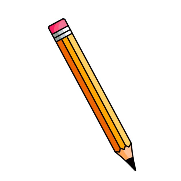 Pencil sticker