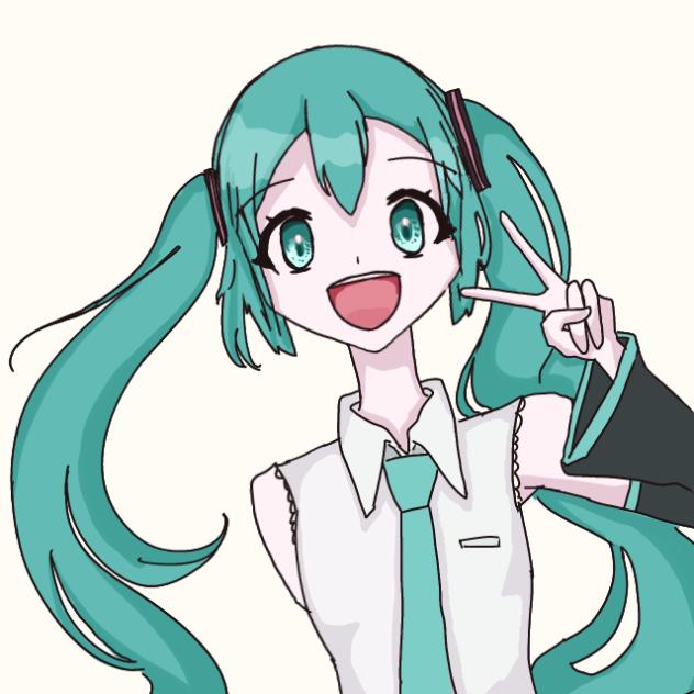 初音ミクウィンク