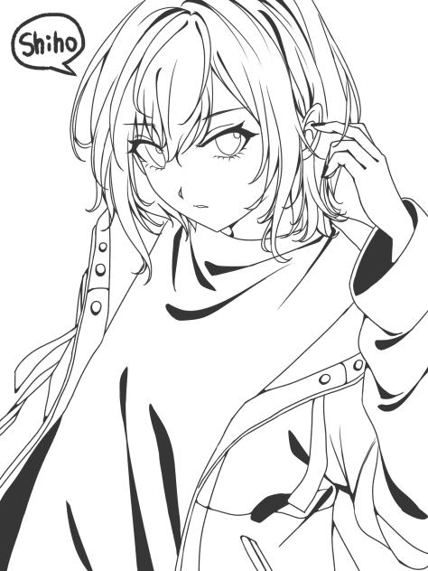 志歩　クリエイターズフェスタ塗り絵