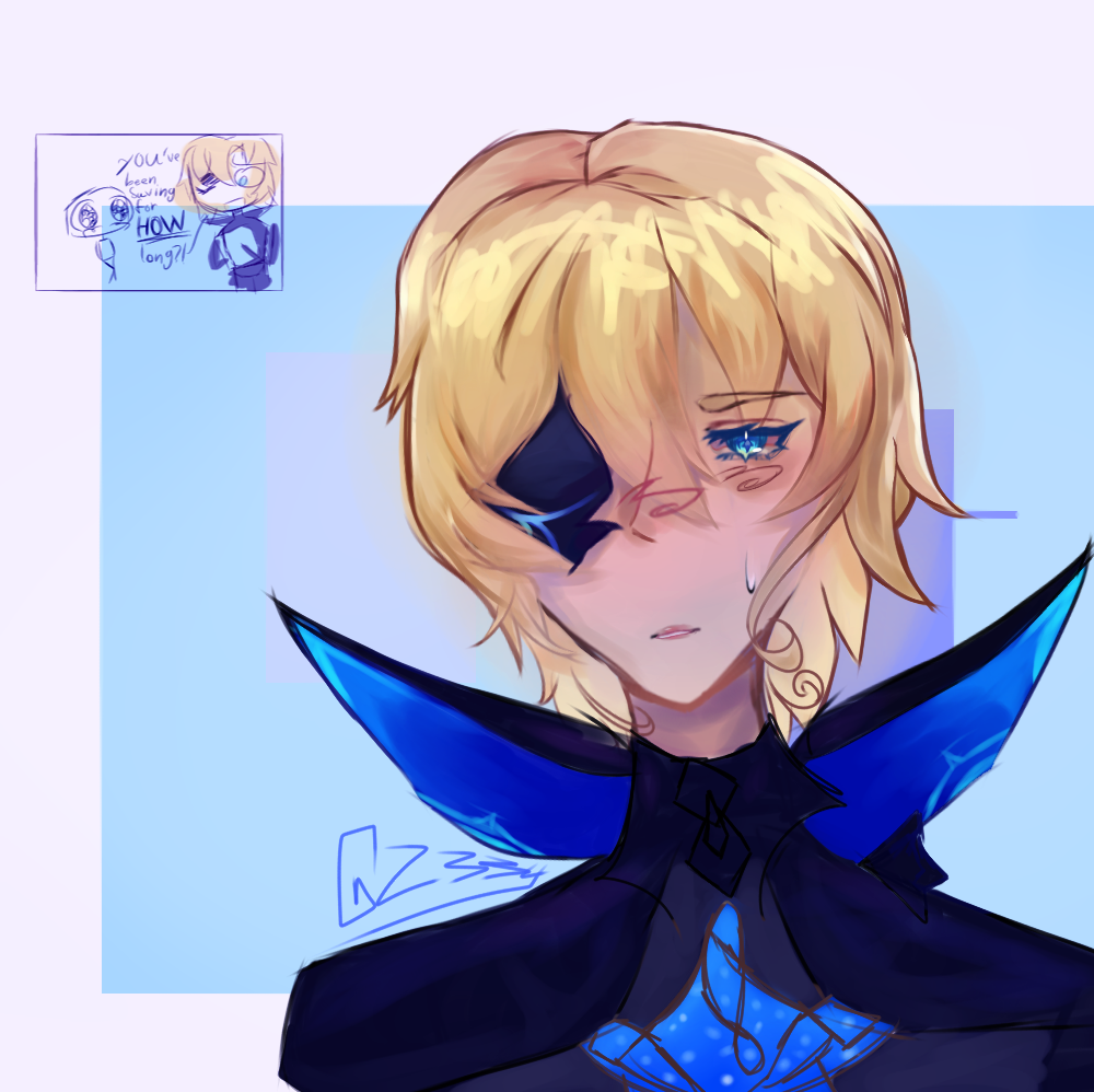 concerned Dainsleif - ibisPaint