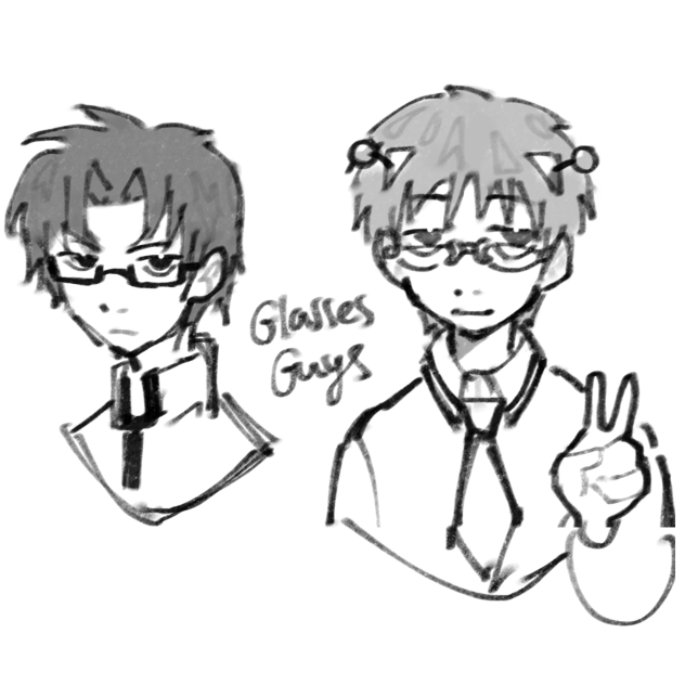 Hehehe Saiki and Aren