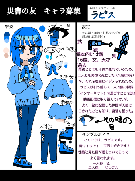 キャラ募集～