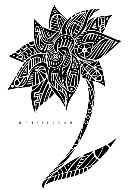 トライバルフラワー