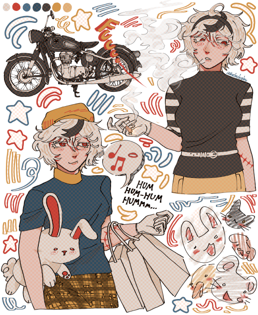 evelyn in 60s German fits pt. 2