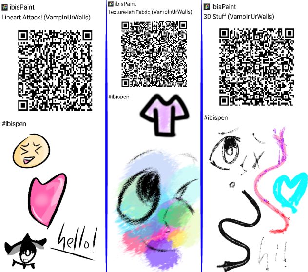 My custom brushes - ibisPaint