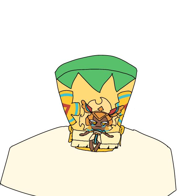 exhausted golden cheese cookie