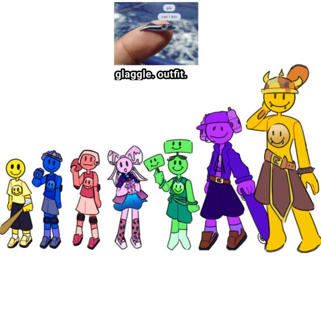 glaggle but like with outfit