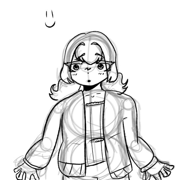 a Sora sketch (my oc)
