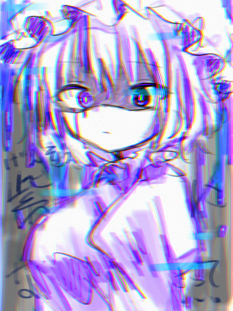 紫に　馴染んでいく…