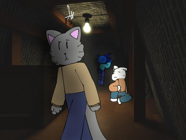 Stuck with each other through 500 rooms
