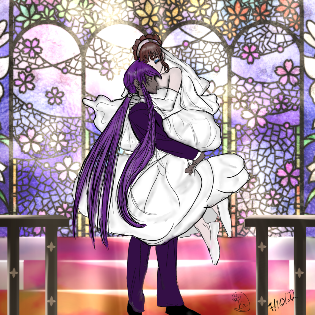 la boda de Darkmy y Hachii