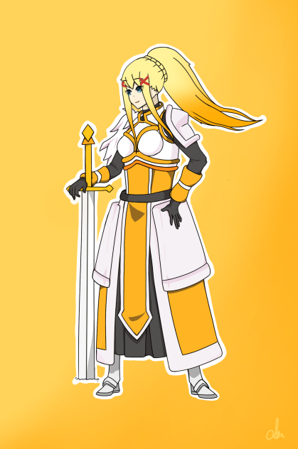 Darkness,Lalatina     konosuba fan art