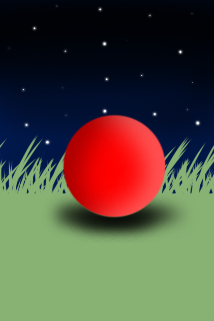 lost red ball