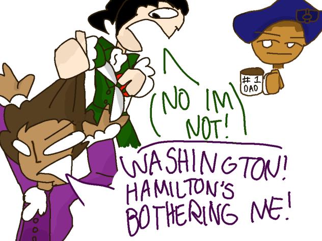 Silly Hamilton drawing