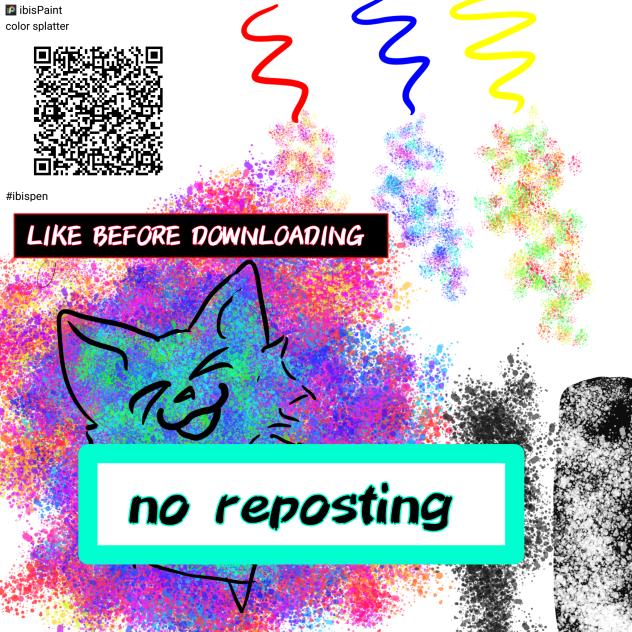 color splatter brush by error