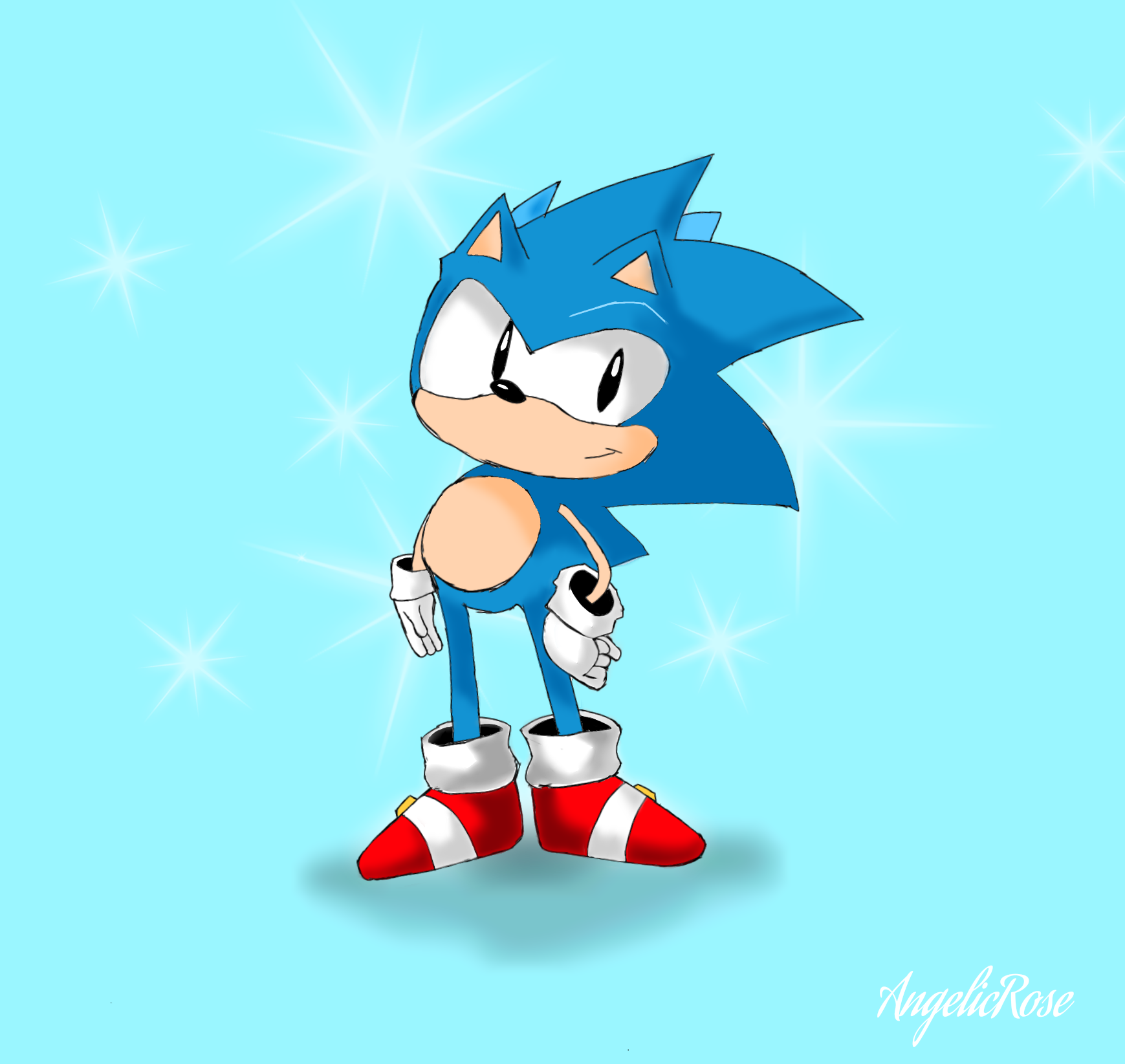 Classic Sonic - ibisPaint