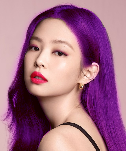 jennie violet hair