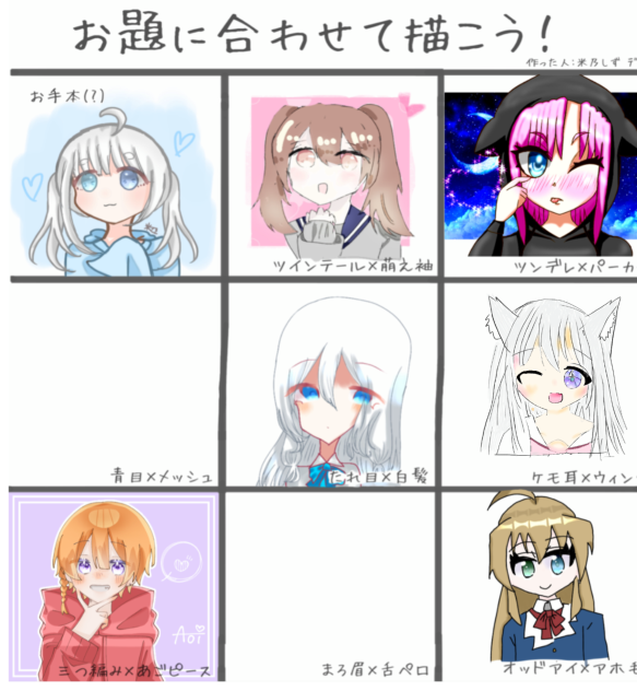 参加した(書いたところは見れないよ)(ケモみみ)