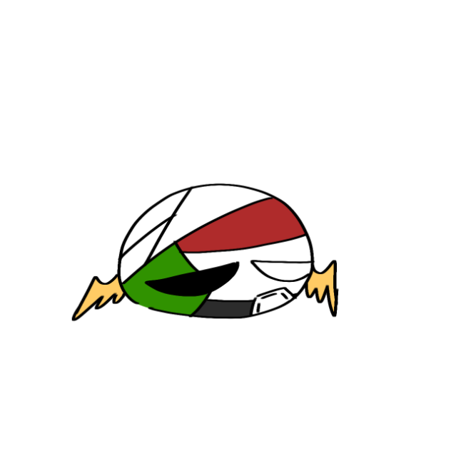 Animation test Countryballs Sudan