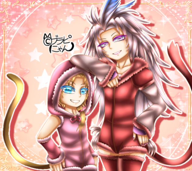 【FF9】トランスカラー服・ジタン&クジャ【ブラピにゃん】