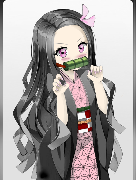Finish coloring the Nezuko ^^