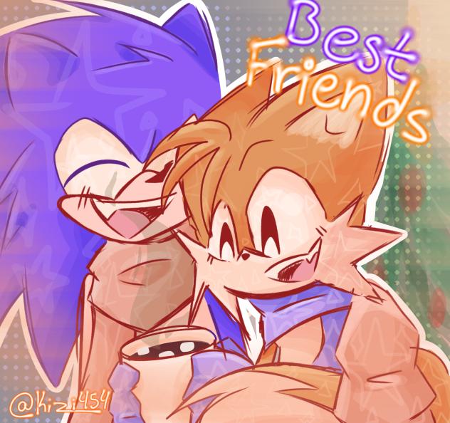 Tails and Sonic during winter
