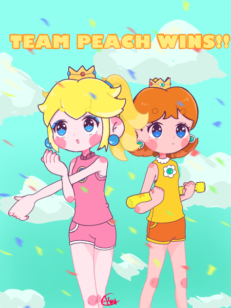 Princess peach and daisy