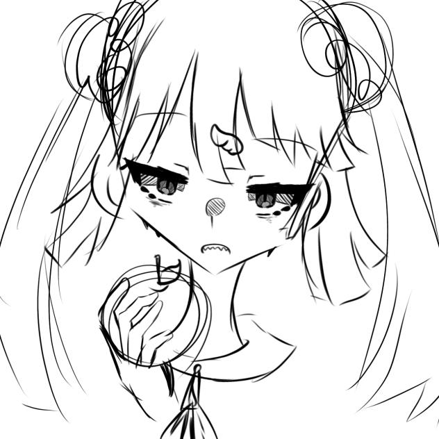 5分で描いた転生林檎