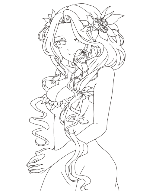 ユグドラシル（線画）マジョカ†マジョルナ