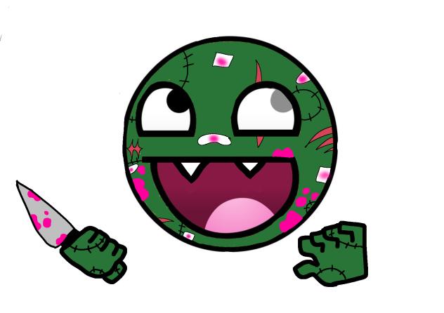 dark green zombie killer epic face pfp
