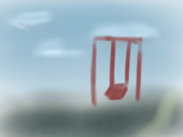 Wind and empty swing - ibisPaint