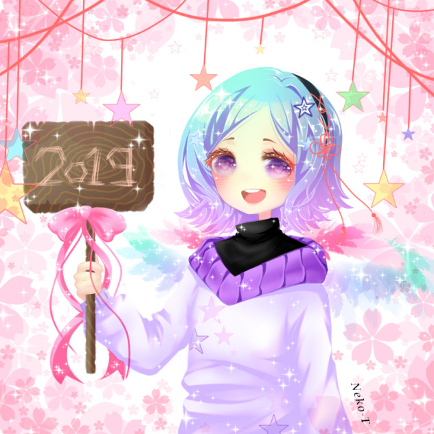 Happy New Year-speedpaint-ibis drawing