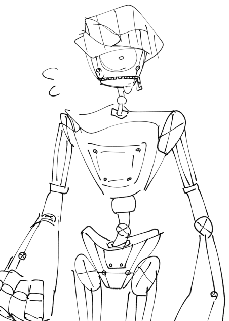 OC 画家ロボット(服なし)