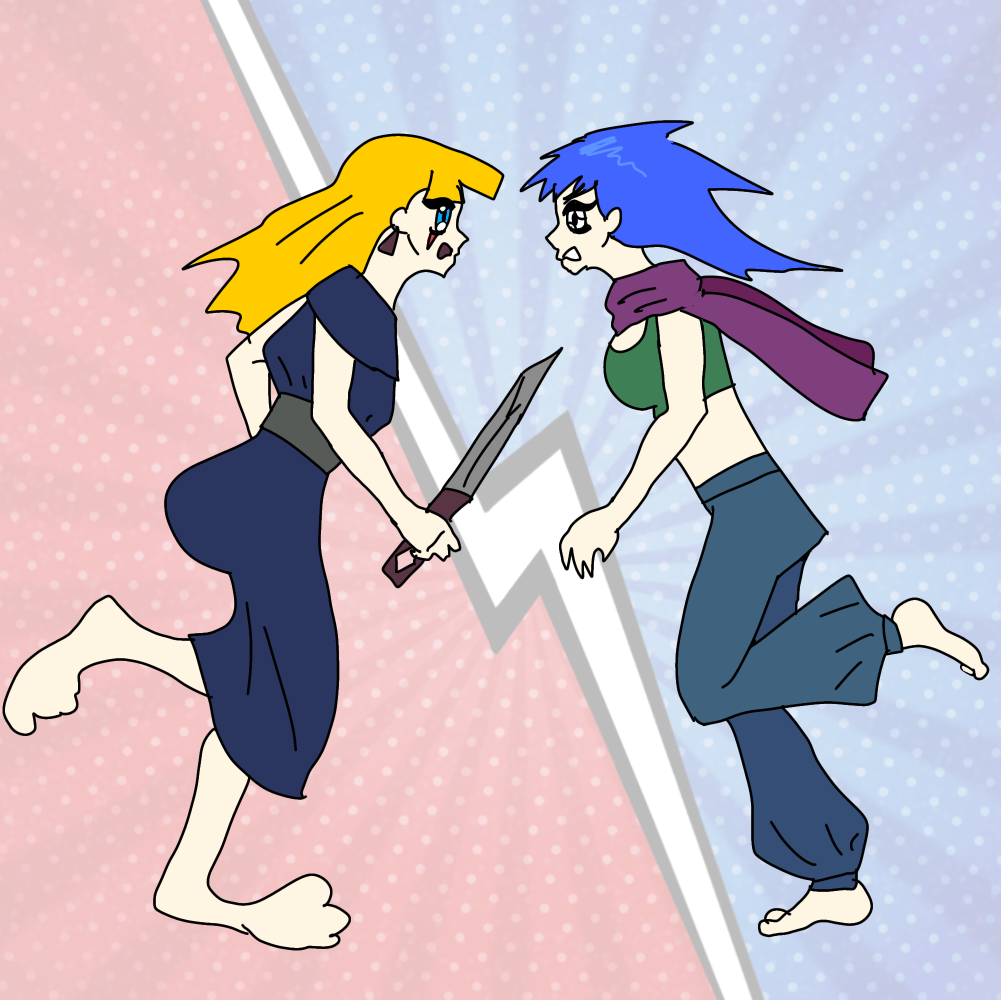 Epic anime girl boss battle 🤯🤯 - ibisPaint