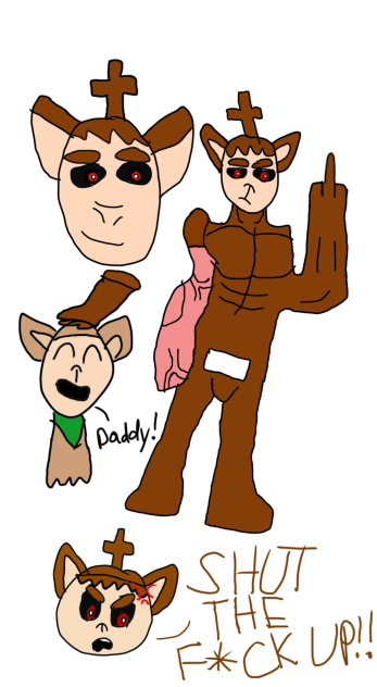 Calvin doodles Slendytubbies au