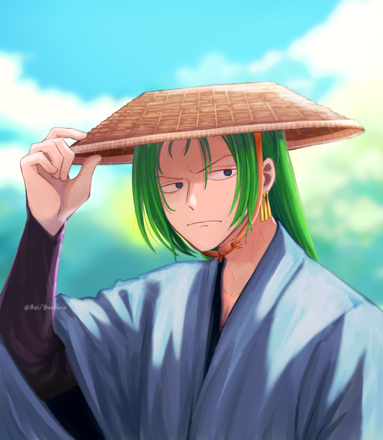 long hair Zoro ⚔️