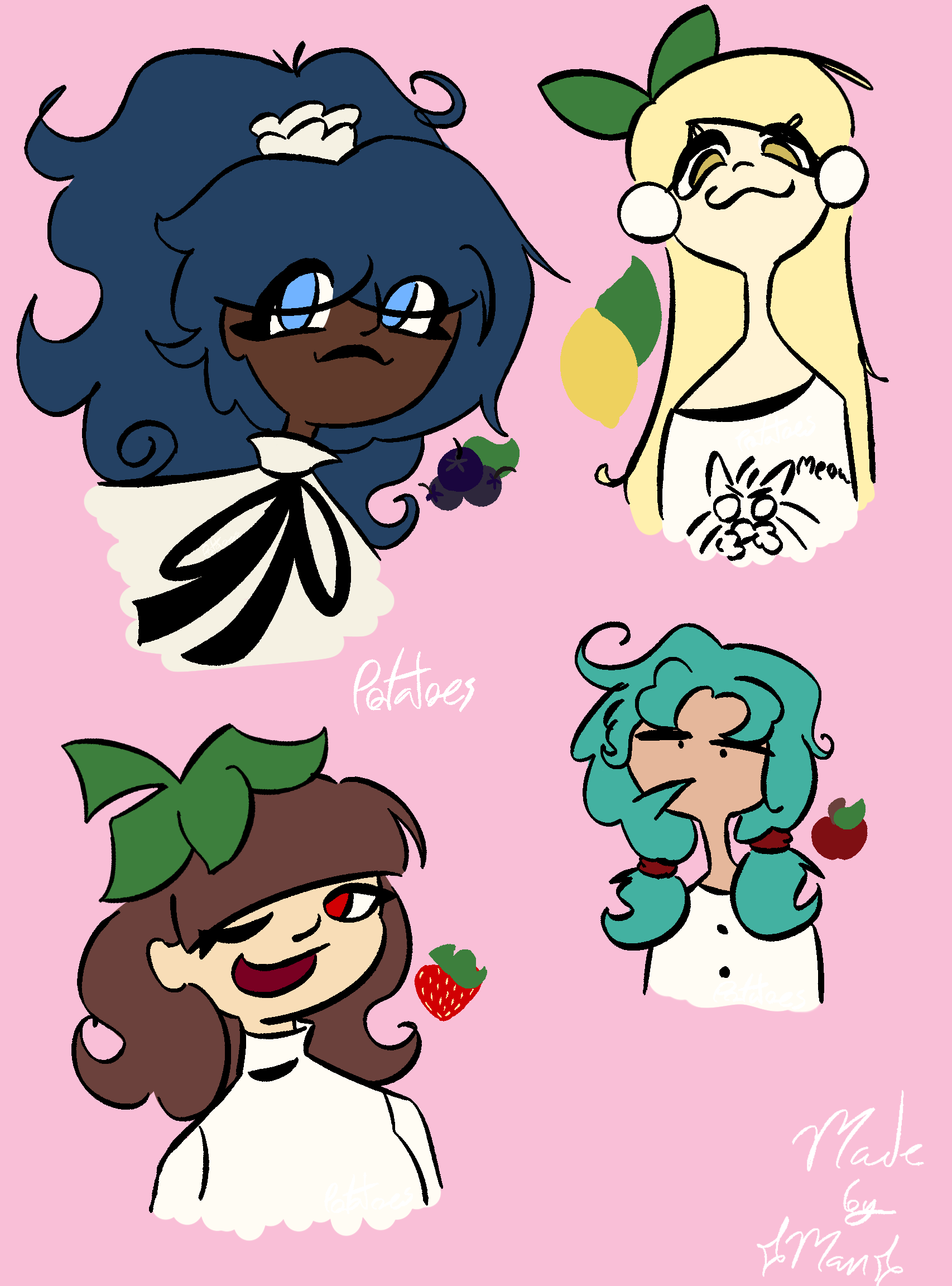 Fruit girls - ibisPaint