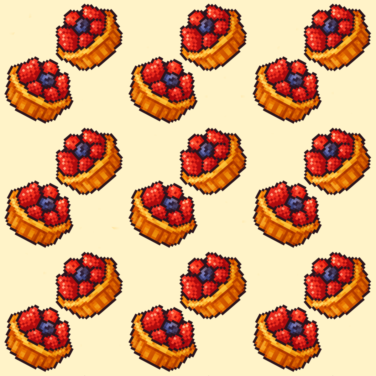 Fruit tart pixel 1 - ibisPaint